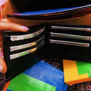 Duct-tape wallets